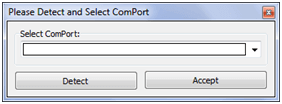 Select com port - Huawei modem code writer by segamaster