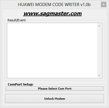 Huawei Modem Code Writer V1.0b by Segamaster