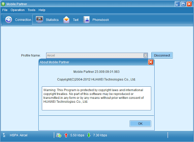 huawei mobile partner for windows 7
