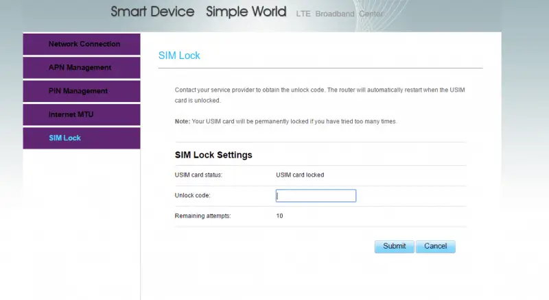 Huawei B593s-22 unlock