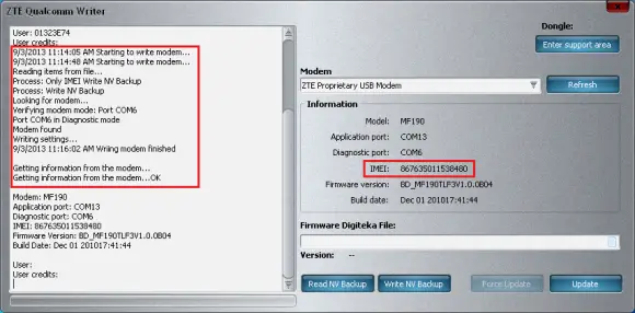 SAMSUNG MODEM IMEI REPAIR TOOLS