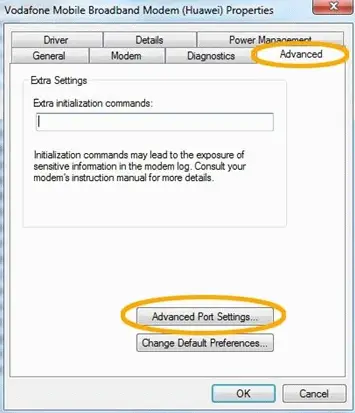 Advanced Port Settings Advanced Port Settings