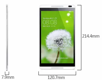 Huawei MediaPad M1 8.0 Tab dimension