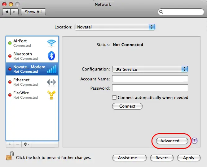 How to Connect Internet in Novatel Wireless 3G Modems to Mac OS X ...