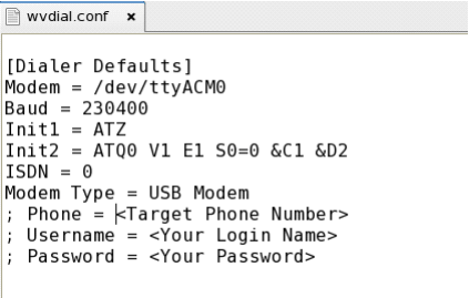 Issue Command on Linux OS for configuration file