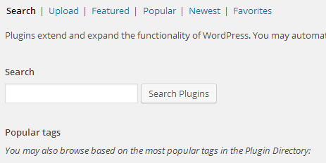 Wordpress plugin install