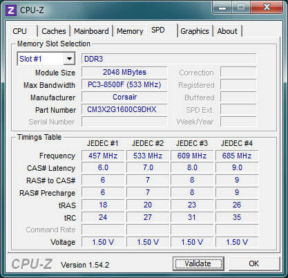 CPU-Z SPD