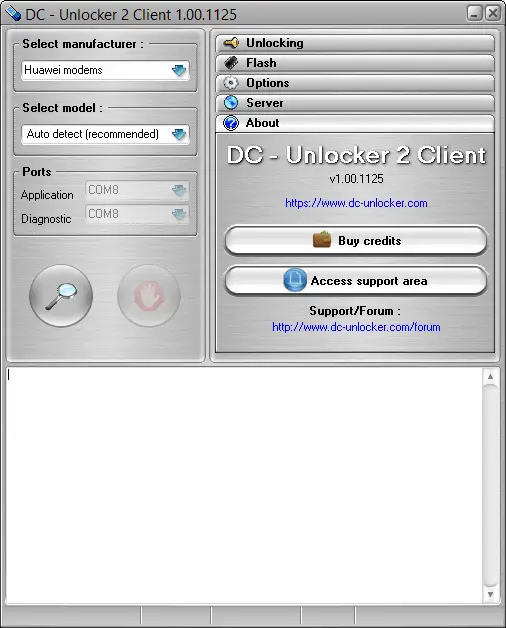 DC-unlocker client software V1.00.1125