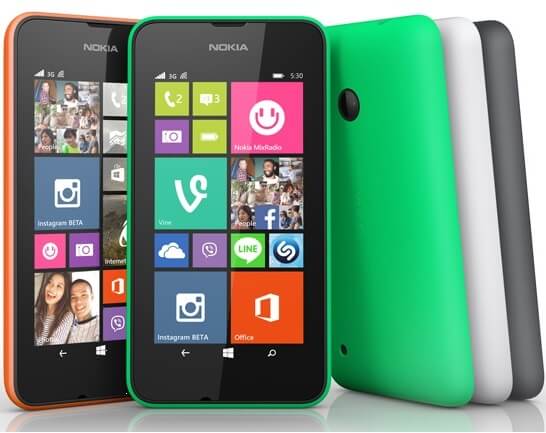 Nokia Lumia 530 and Lumia 530 Dual SIM Budget Windows Phone 8.1