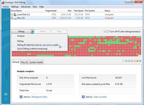 disk defrag free