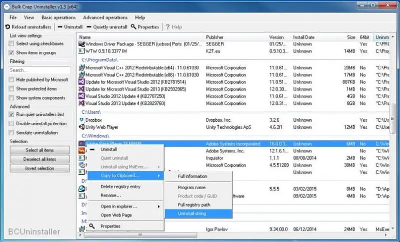 download Bulk Crap Uninstaller 5.7