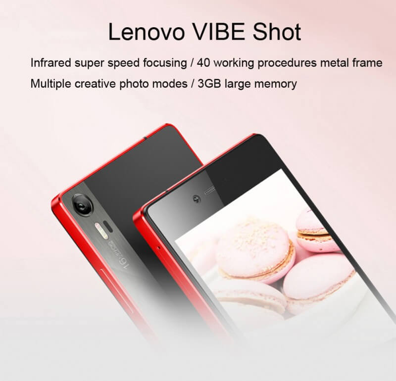 Lenovo Vibe Shot - red