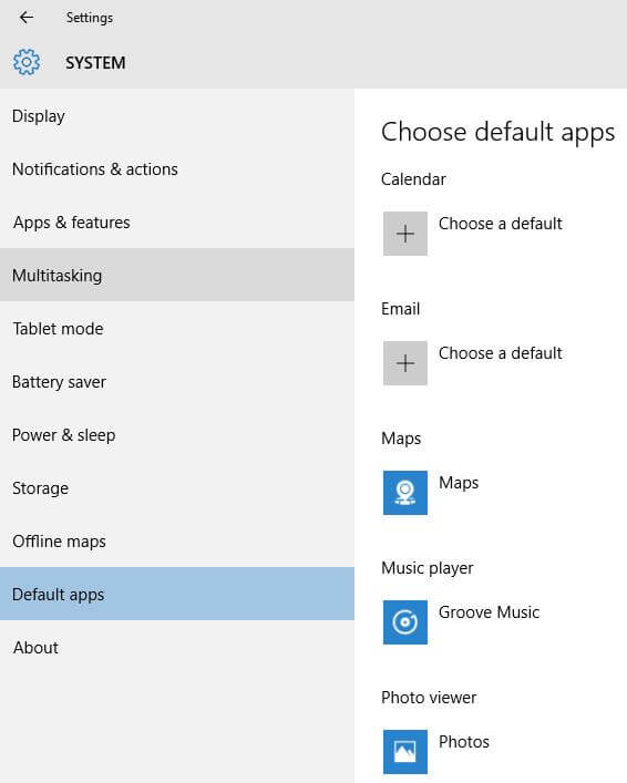 default-apps