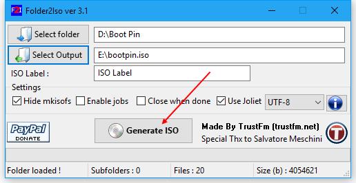 Folder to ISO