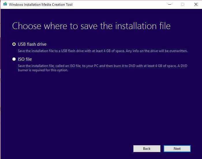 windows 10 install media