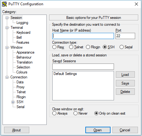 srw2024 downloading code using xmodem with putty