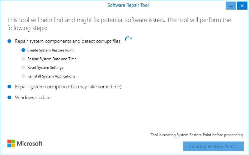 Windows software repair tool как пользоваться