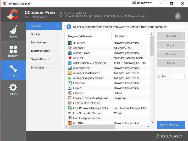 tools-ccleaner