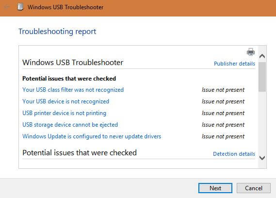 troubleshooting-report